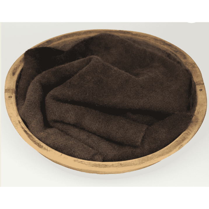 Blackberry Primitives ~ Tobacco Hand-Dyed Wool Fabric Fat Quarter  SOLID w/Mottling