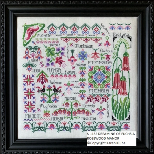 Rosewood Manor ~ Dreaming of Fuchsia Pattern