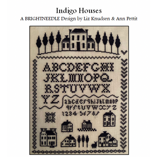 Brightneedle ~ Indigo Houses Pattern