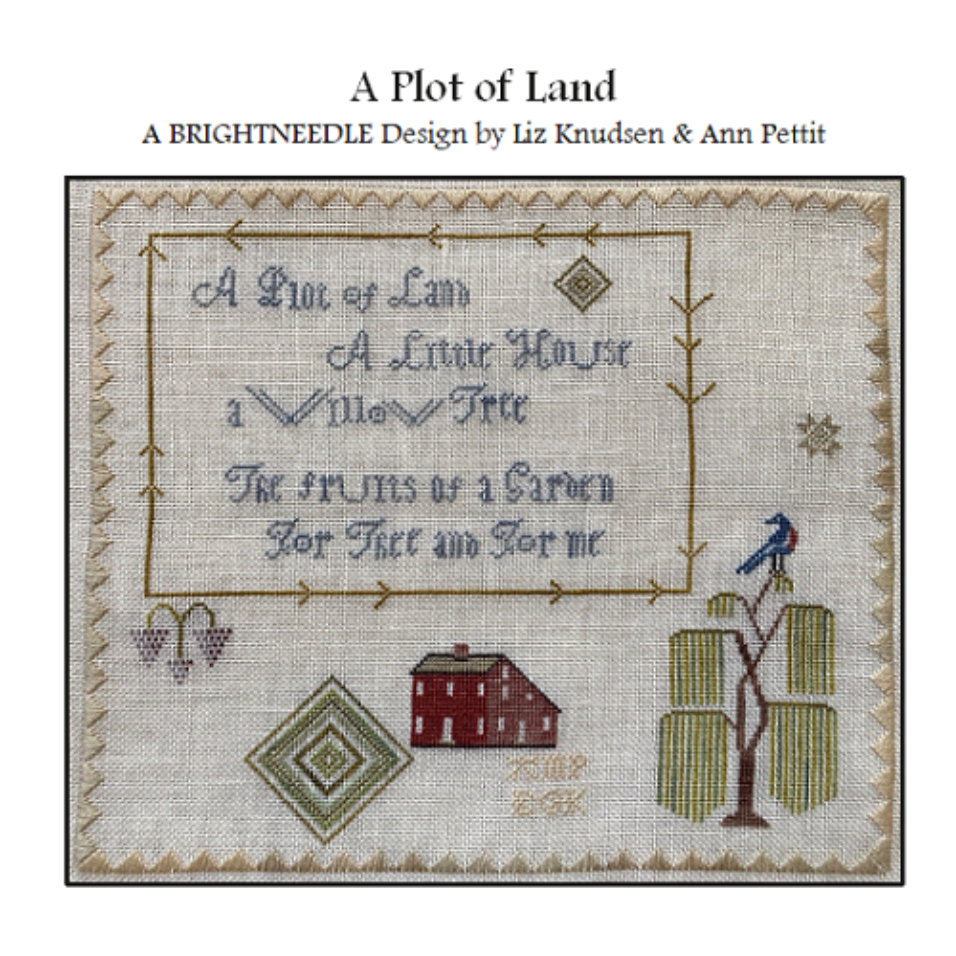 Plot Land Pattern Brightneedle ~ Plot of Land Pattern – Hobby House Needleworks