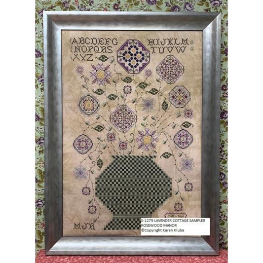 Rosewood Manor ~ Lavender Cottage Sampler Pattern