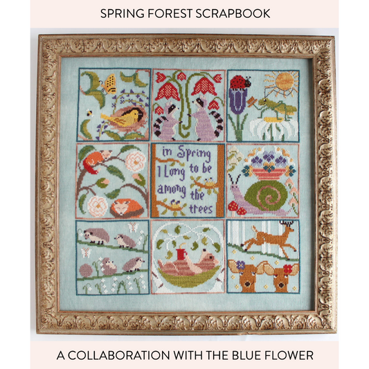 Lindy Stitches ~ Spring Forest Scrapbook Part 1 Pattern