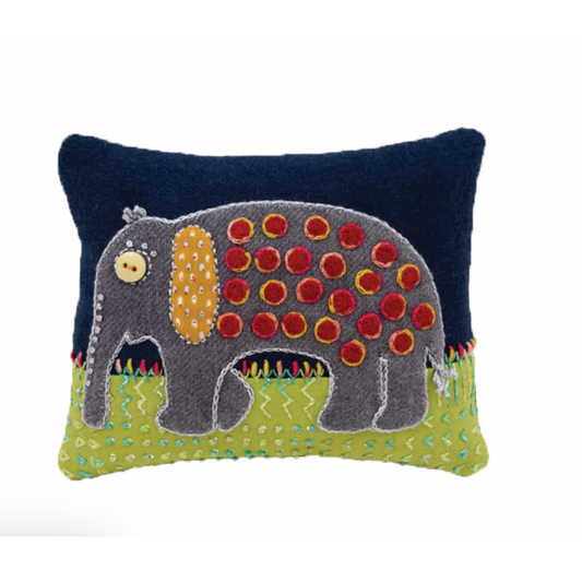 Sue Spargo | Elephant Pincushion Wool Applique Kit