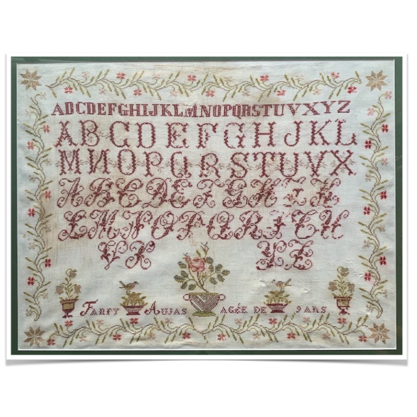 Reflets de Soie ~ Fanny Aujas 1906 Sampler Pattern