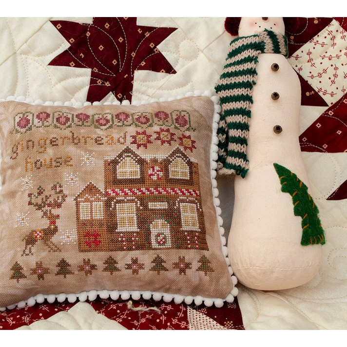 Pansy Patch ~ Gingerbread House #2 Pattern