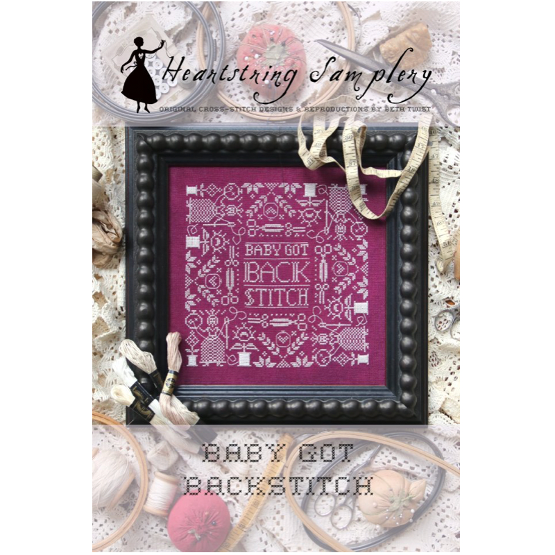 Heartstring Samplery ~ Baby Got Backstitch Pattern