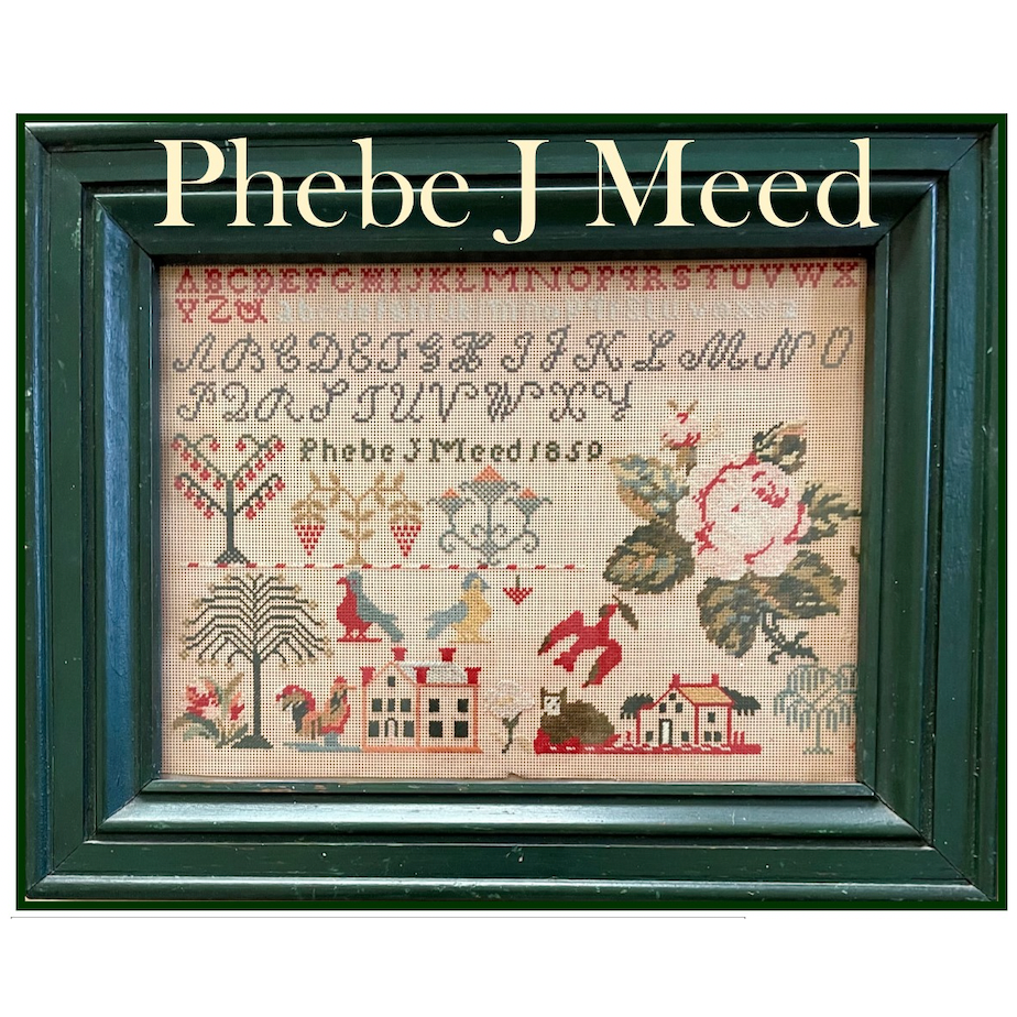NeedleWorkPress ~ Phebe J Meed Sampler Pattern
