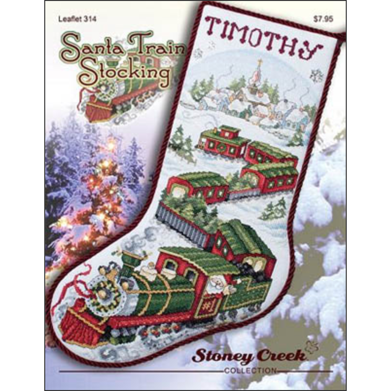 Stoney Creek ~ Santa Train Stocking Pattern