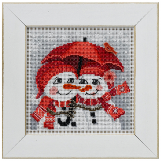 Mill Hill Buttons & Beads Winter 2022 ~ Snow in Love Cross Stitch Kit