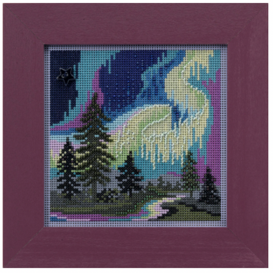 Mill Hill Buttons & Beads Winter 2022 ~ Aurora Borealis Cross Stitch Kit