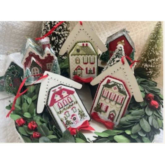 JBW Designs ~ Petite Christmas Cottages Pattern