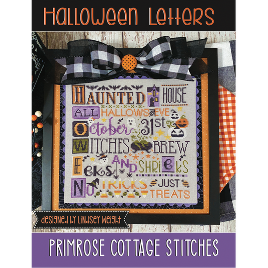 Primrose Cottage ~ Halloween Letters Pattern