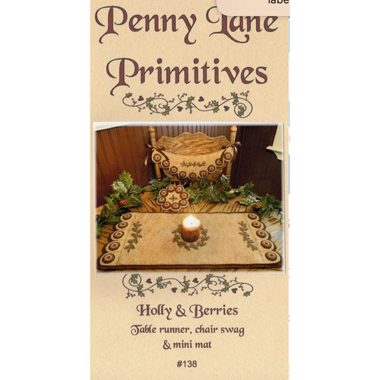 Penny Lane Primitives ~ Holly & Berries
