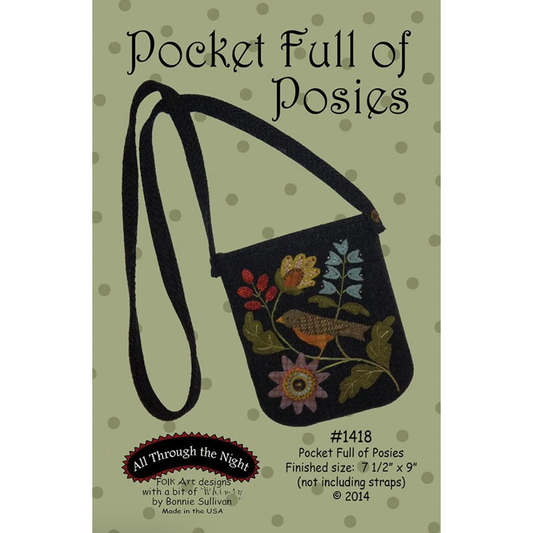 All Through the Night ~ Pocket Full of Posies Applique Pattern