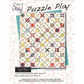 Designs by Sarah J ~ Puzzle Play Quilting Pattern Block of the Month