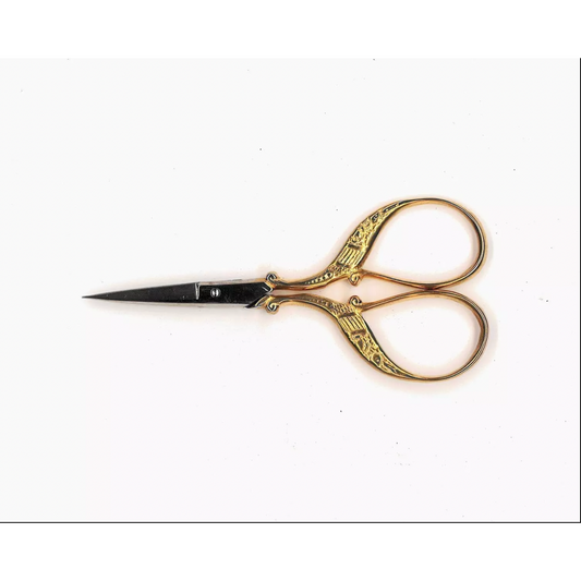 Solingen Gold Plated 3.5" Decorative Embroidery Scissors