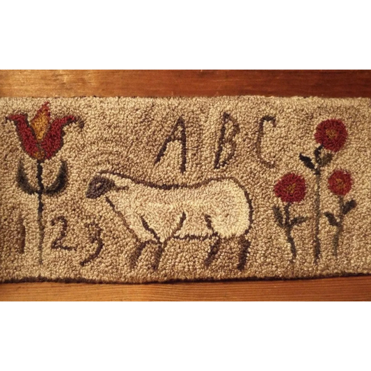 Teresa's Primitive Treasures ~ Folk Art Sheep Punch Needle Pattern