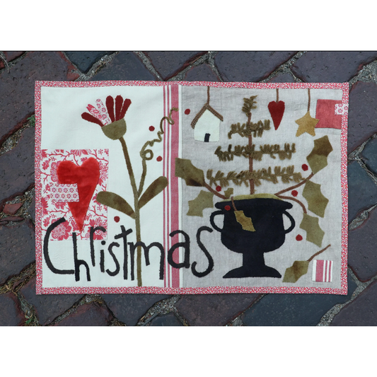 Maggie Bonanomi ~ I Will Honor Christmas in My Heart Wool Applique Pattern