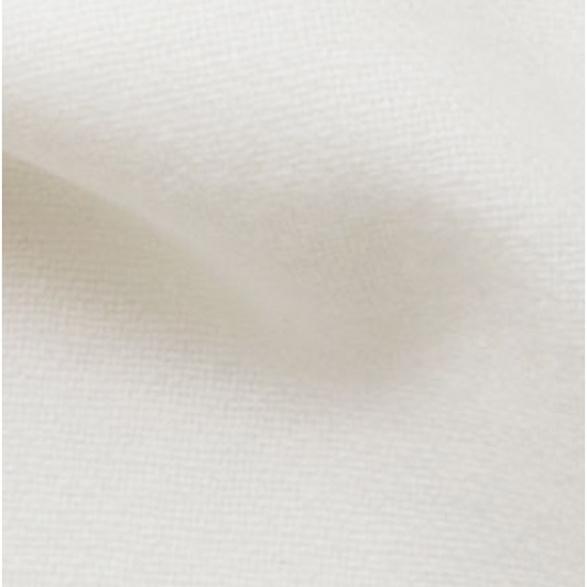 Dorr Mill ~ #163 White Wool Fabric