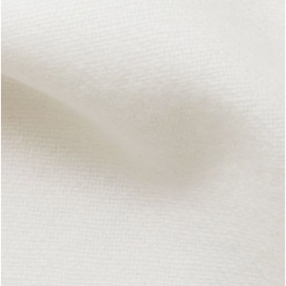 Dorr Mill ~ #163 White Wool Fabric