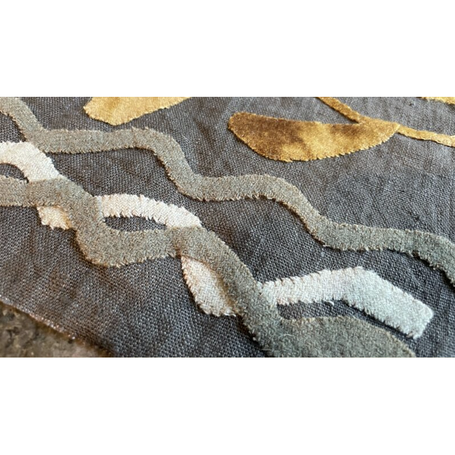 Blackberry Primitives ~ Rain Washed Wool Fabric Fat Quarter
