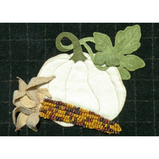 Meetinghouse Hill Designs ~ a-MAIZE-ing il-LUMINA-tion! Wool Applique Pattern