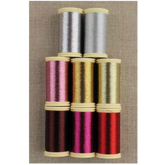 Sajou Shocking Pink Metallized Thread 8 Spools