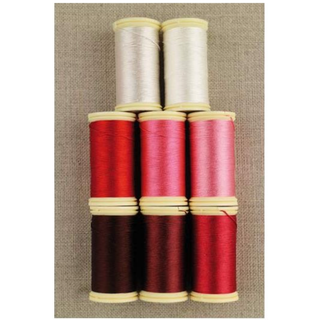 Sajou Shocking Pink Silk Thread 8 Spools