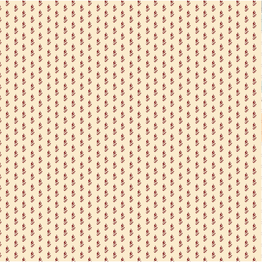 Prairie Backgrounds by Pam Buda ~ Dot Flower R170385-CREAM