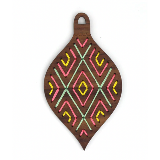 Kiriki Press ~ Geometric Stitched Ornament Kit