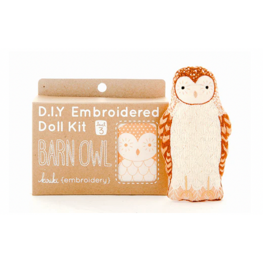 Kiriki Press ~ Barn Owl Embroidery Kit