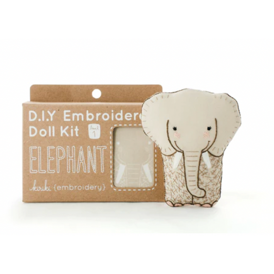 Kiriki Press ~ Elephant Embroidery Kit