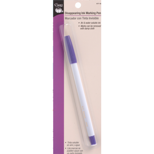 Dritz Disappearing Ink Pen Purple