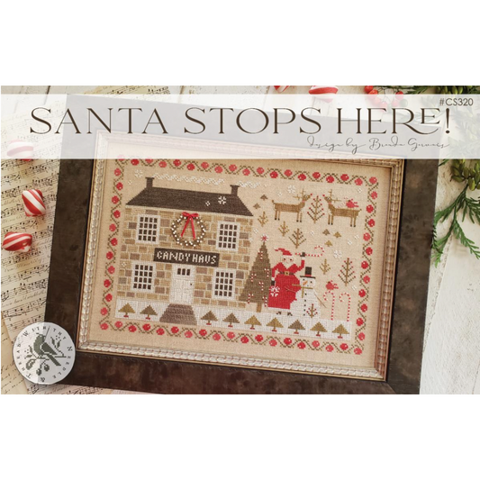 With Thy Needle & Thread ~ Santa Stops Here Pattern