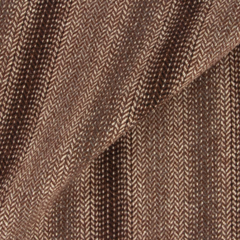 Dorr Mill ~ #1922 Brown, Natural & White Ombre Wool Fabric