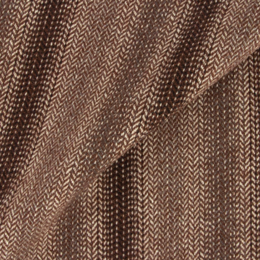 Dorr Mill ~ #1922 Brown, Natural & White Ombre Wool Fabric