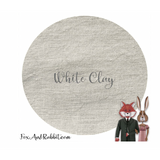 Fox & Rabbit | 56 ct. White Clay Kingston Linen