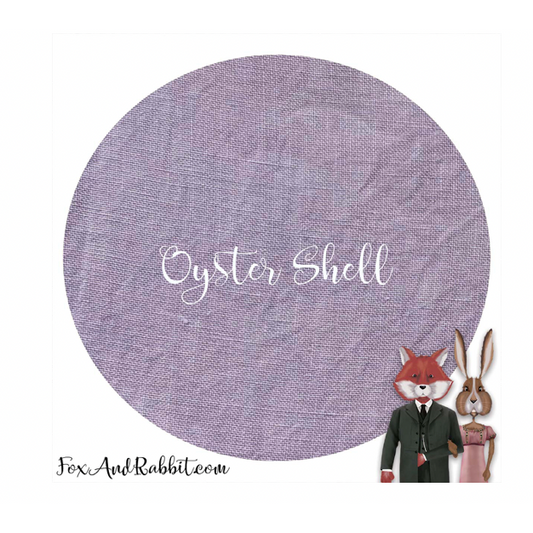 Fox & Rabbit ~ 56 ct. Oyster Shell Kingston Linen