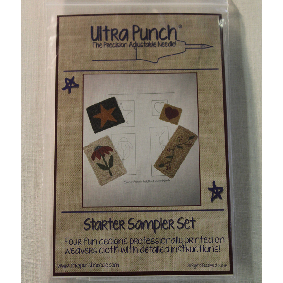 Ultra Punch Starter Sampler Set Punch Needle Pattern Hobby House