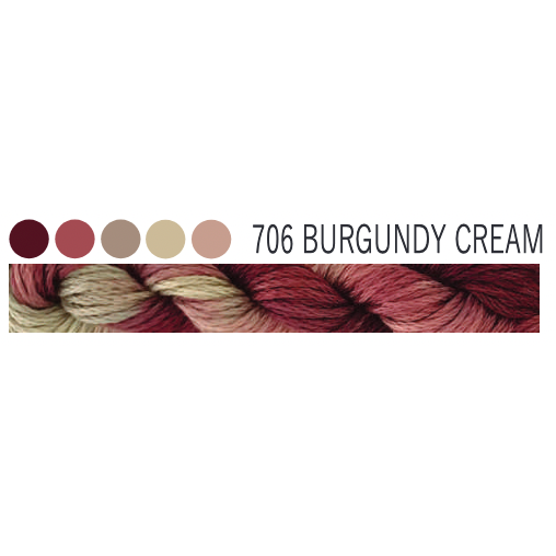 706 ~ Burgundy Cream