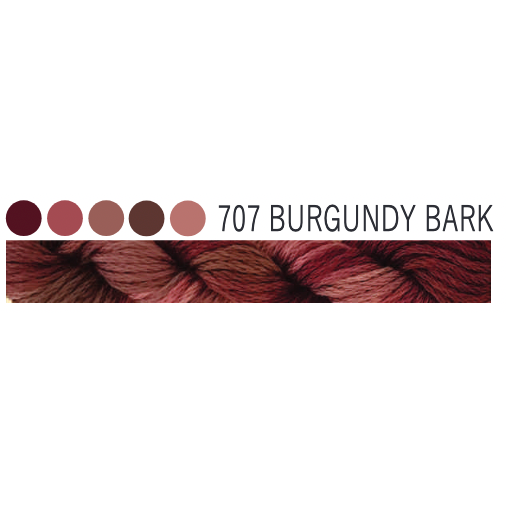 707 ~ Burgundy Bark