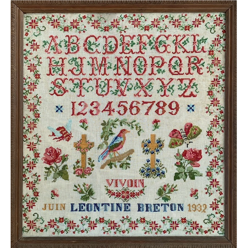 Reflets de Soie ~ Leontine Breton 1932 Sampler Pattern