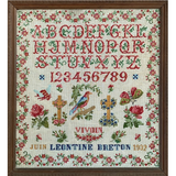 Reflets de Soie ~ Leontine Breton 1932 Sampler Pattern