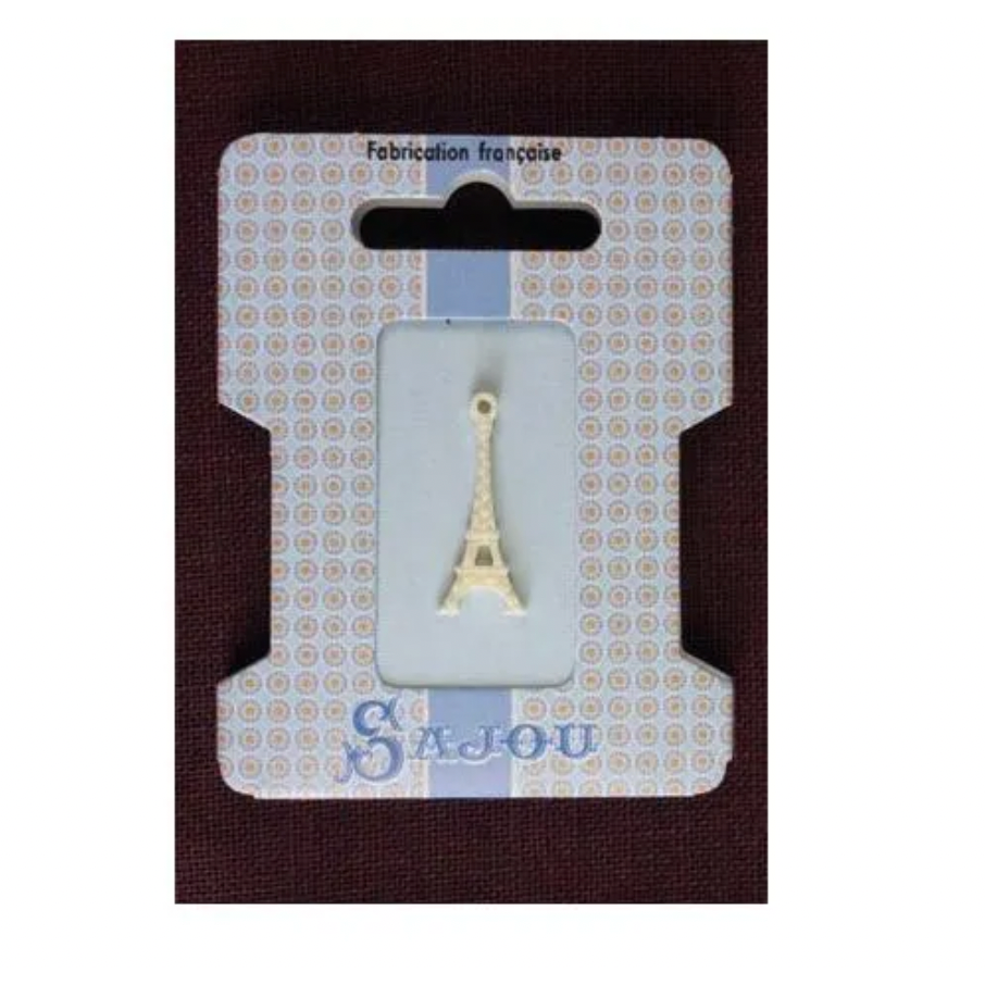 Sajou Mini Charm ~Imitation Veined Ivory Eiffel Tower