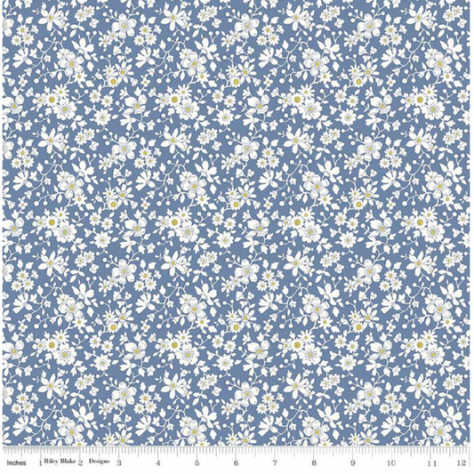Liberty Fabric ~ Flower Show Coastal Walk Maddsie Silhouette B 01666467B