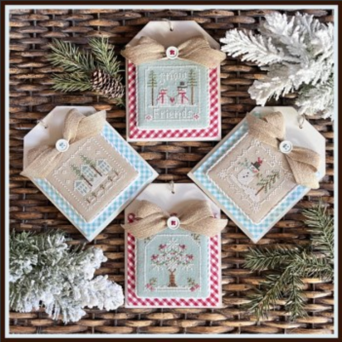 Little House Needleworks ~  Cross Stitch Petites - Snowy Petites Pattern