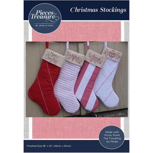 Pieces to Treasure ~ Christmas Stockings Sewing Pattern