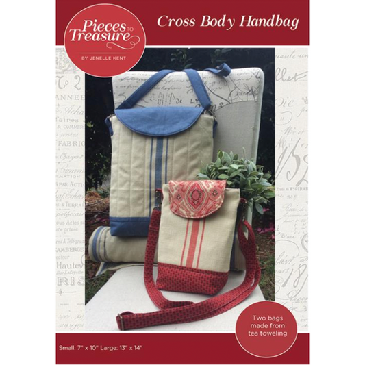 Pieces to Treasure ~ Cross Body Handbag Sewing Pattern