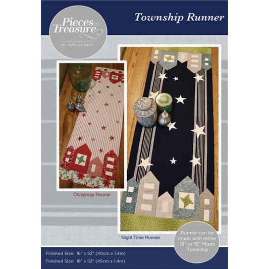 Pieces to Treasure ~ Township Runner Applique Pattern