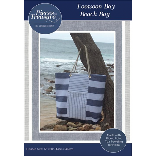 Pieces to Treasure ~ Toowoon Bay Beach Bag Sewing Pattern